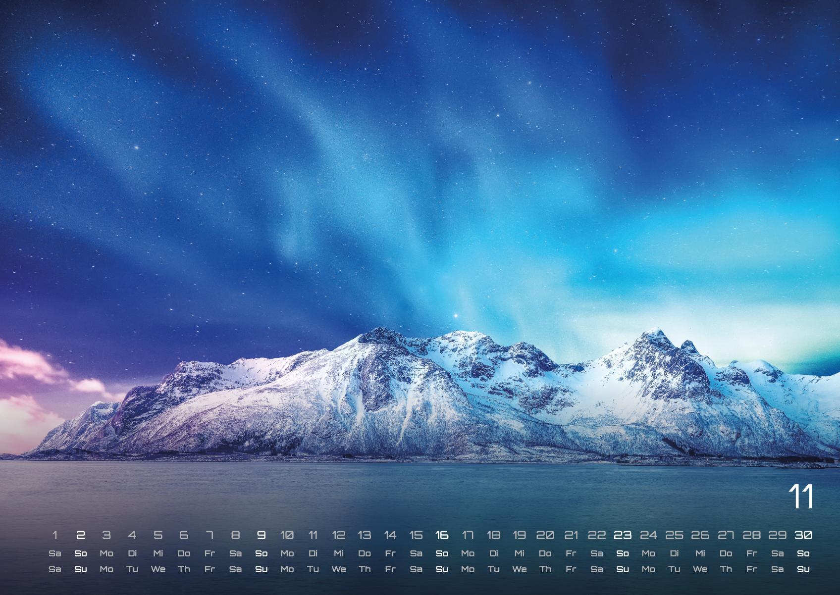 Bild: 9783986734251 | Polarlichter - grandiose Naturschauspiele - 2025 - Kalender DIN A2