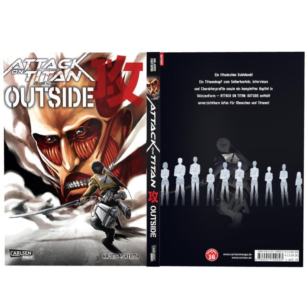 Bild: 9783551792693 | Attack on Titan: Outside | Hajime Isayama | Taschenbuch | 192 S.