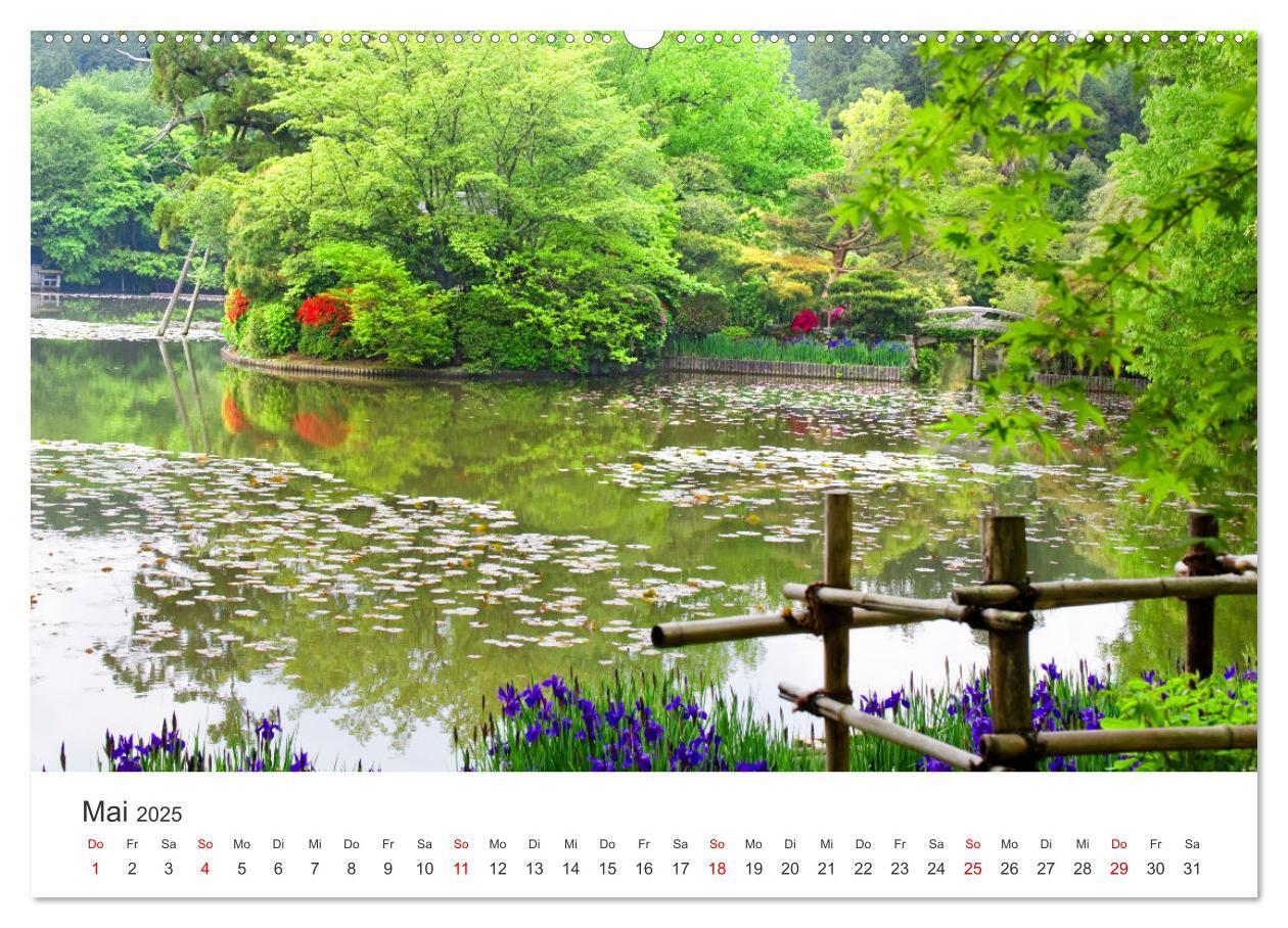 Bild: 9783383967962 | Gärten in Japan (Wandkalender 2025 DIN A2 quer), CALVENDO...