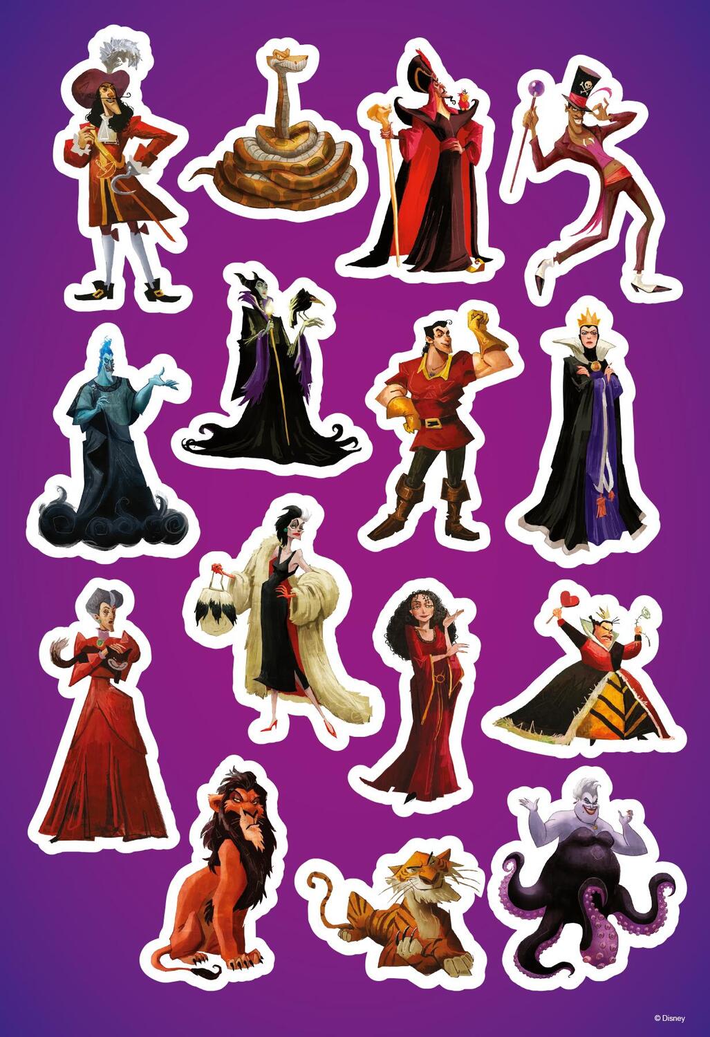 Bild: 9783833241567 | Disney Villains: Der große Villains-Block | über 250 Sticker! | Panini