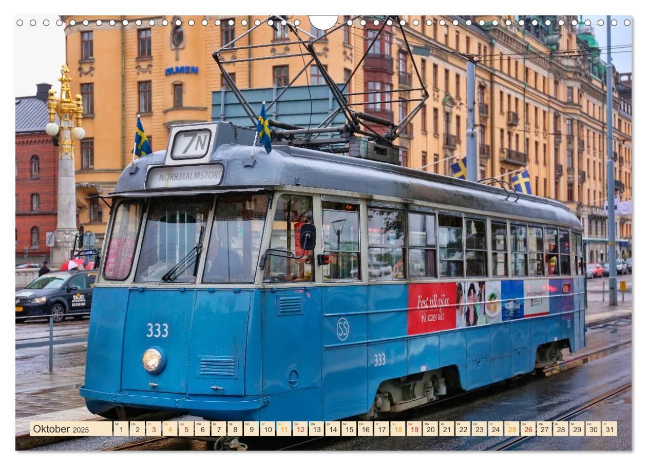 Bild: 9783435475872 | Durch die Welt mit der Straßenbahn (Wandkalender 2025 DIN A3 quer),...