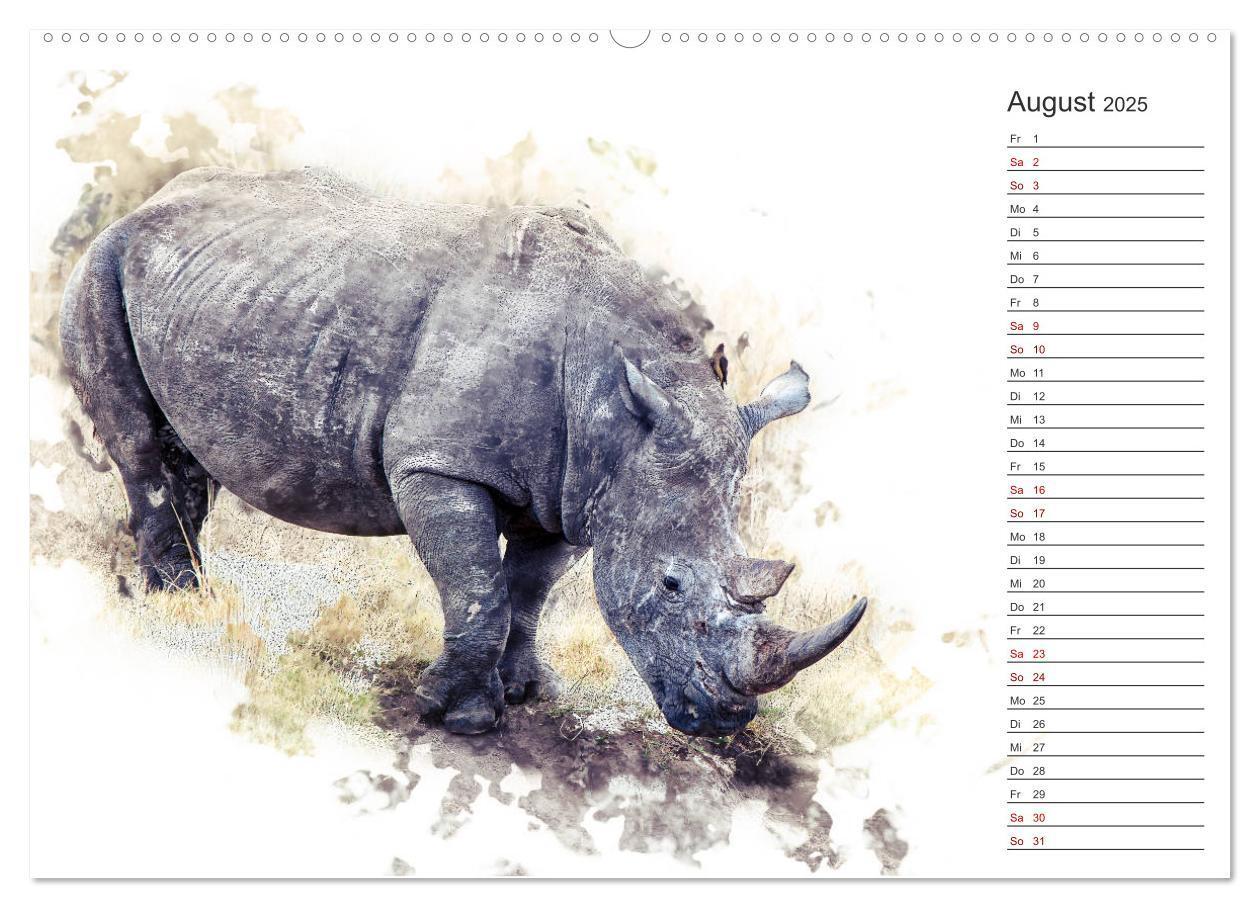 Bild: 9783435403387 | Tierportraits - Fine Art (Wandkalender 2025 DIN A2 quer), CALVENDO...