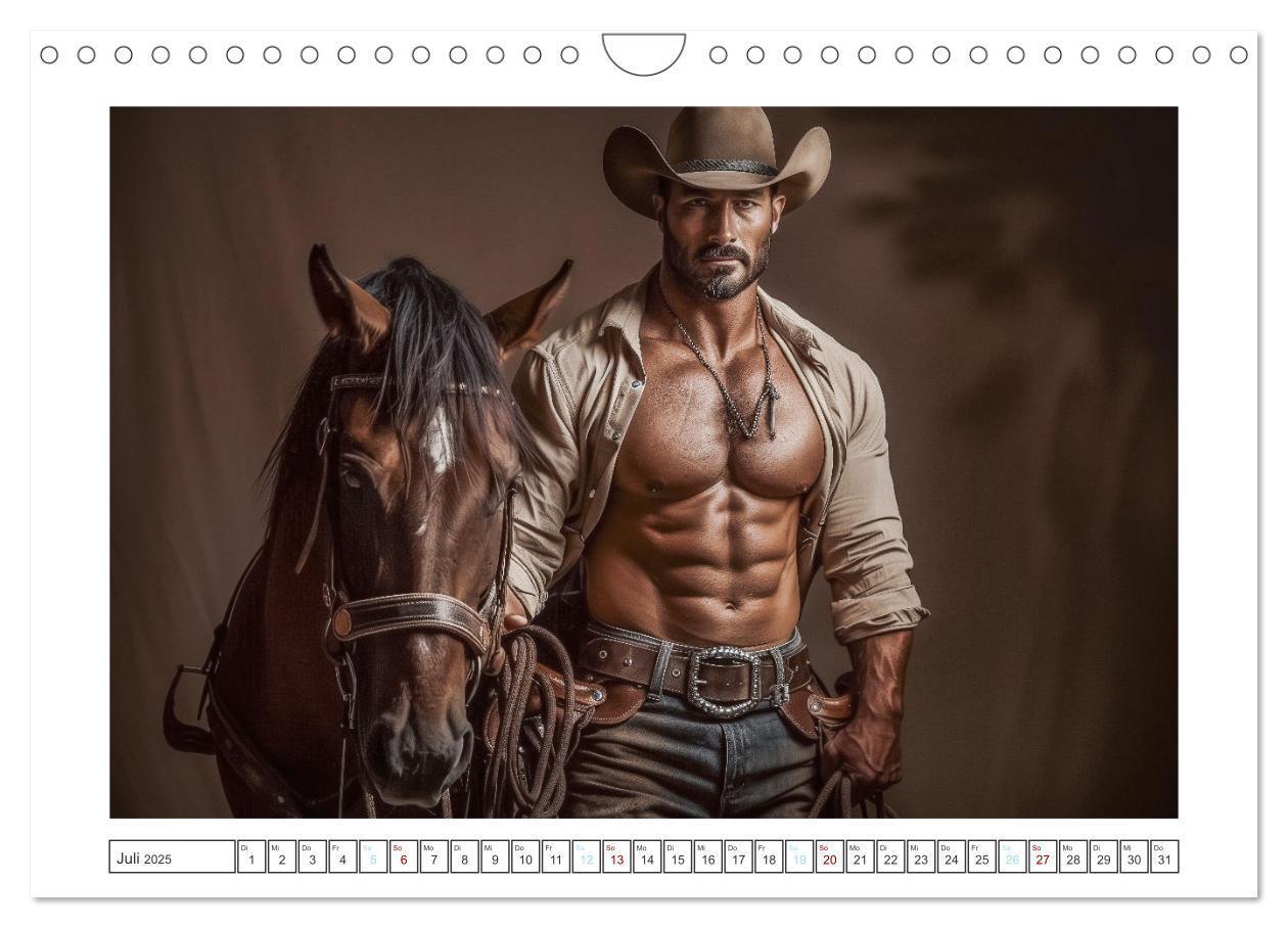 Bild: 9783383788963 | Im Bann des Cowboys (Wandkalender 2025 DIN A4 quer), CALVENDO...