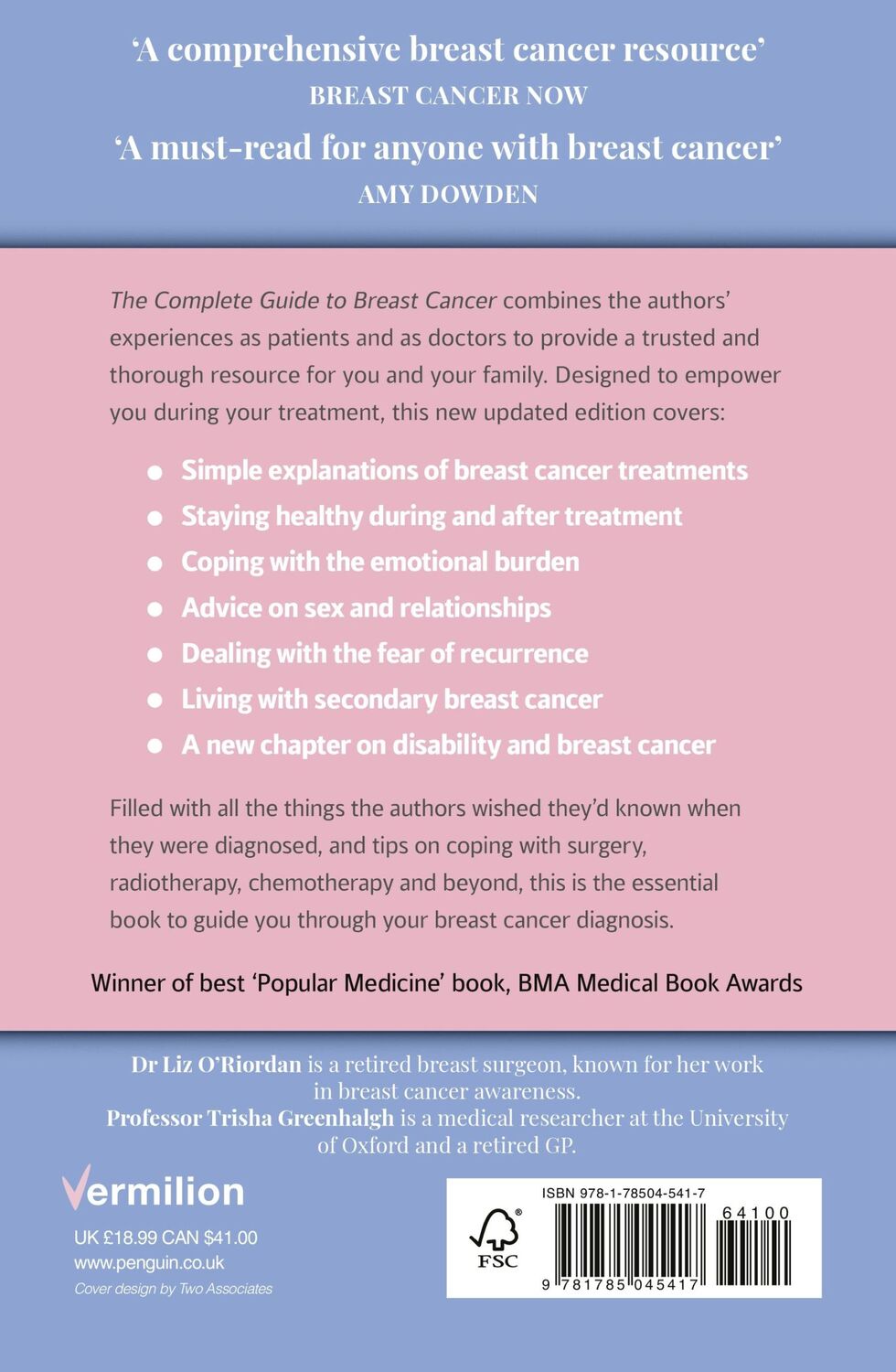 Rückseite: 9781785045417 | The Complete Guide to Breast Cancer | Liz O'Riordan (u. a.) | Buch