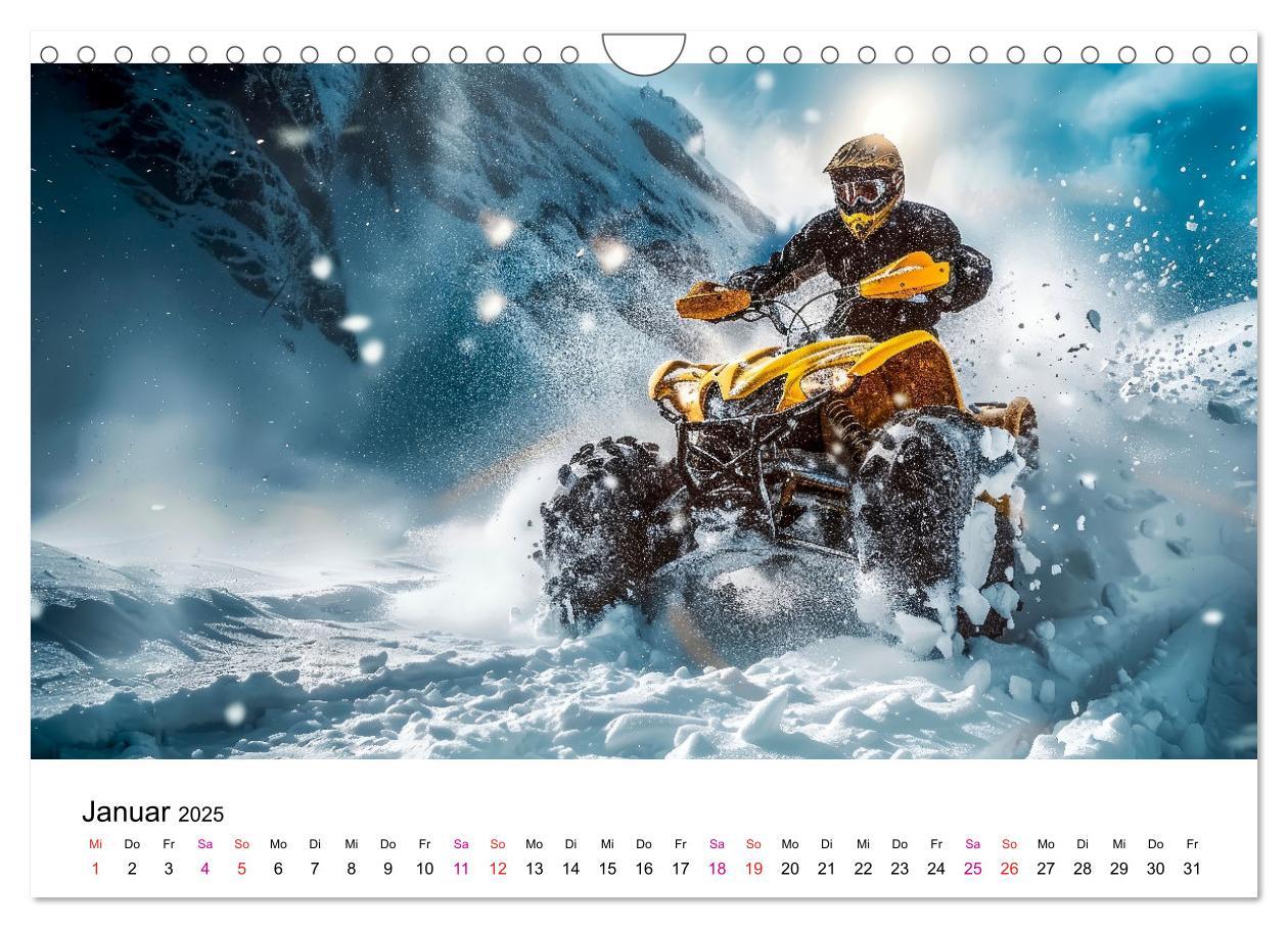 Bild: 9783457146651 | Quad Erlebnisse (Wandkalender 2025 DIN A4 quer), CALVENDO...