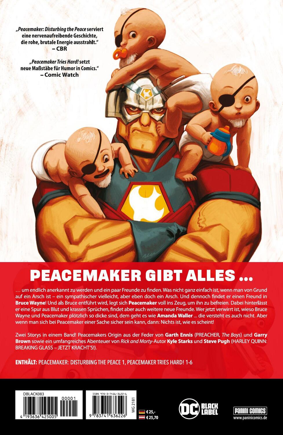 Rückseite: 9783741636226 | Peacemaker | Kyle Starks (u. a.) | Taschenbuch | 204 S. | Deutsch