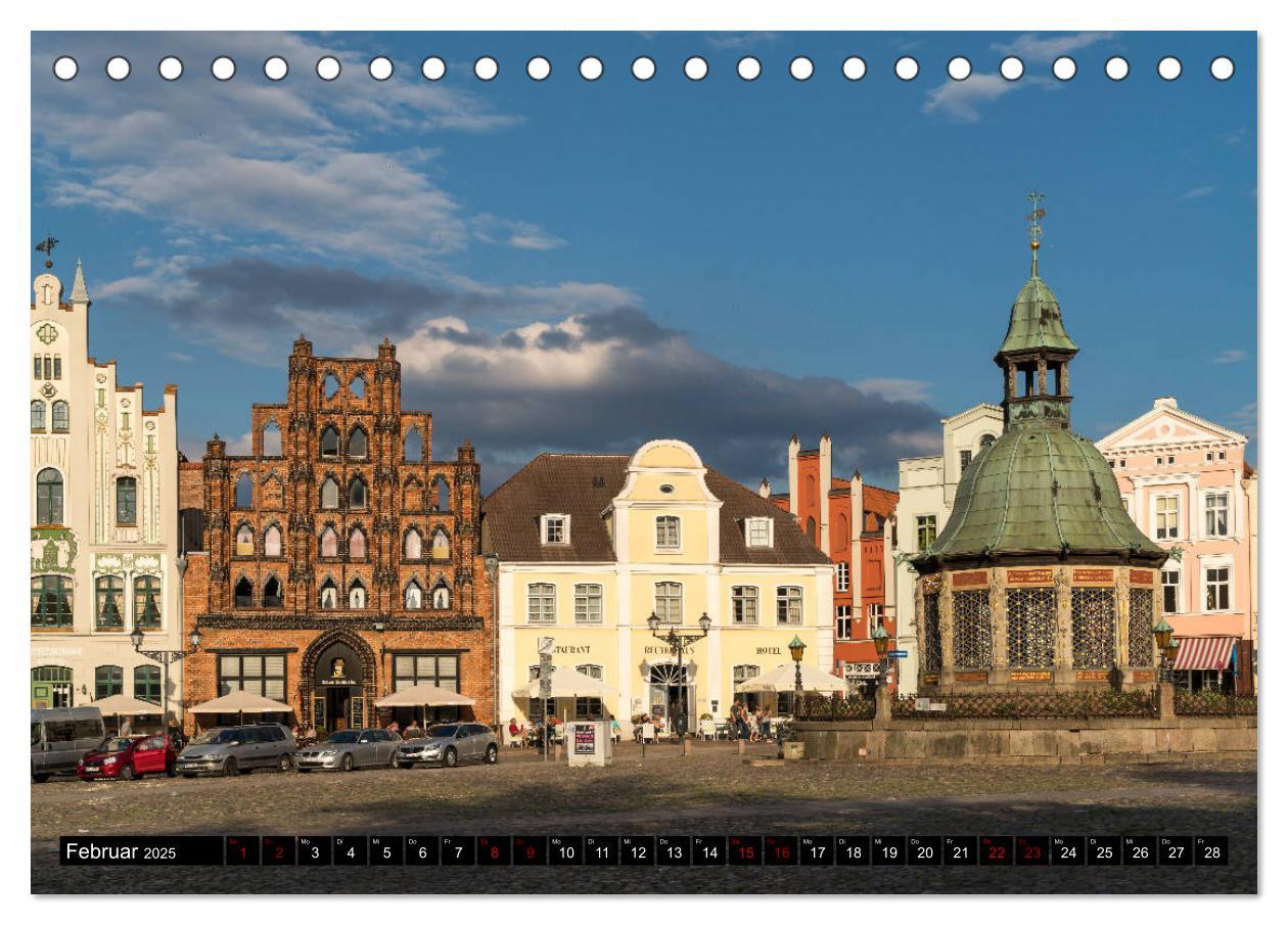 Bild: 9783435409846 | Hansestadt Wismar (Tischkalender 2025 DIN A5 quer), CALVENDO...