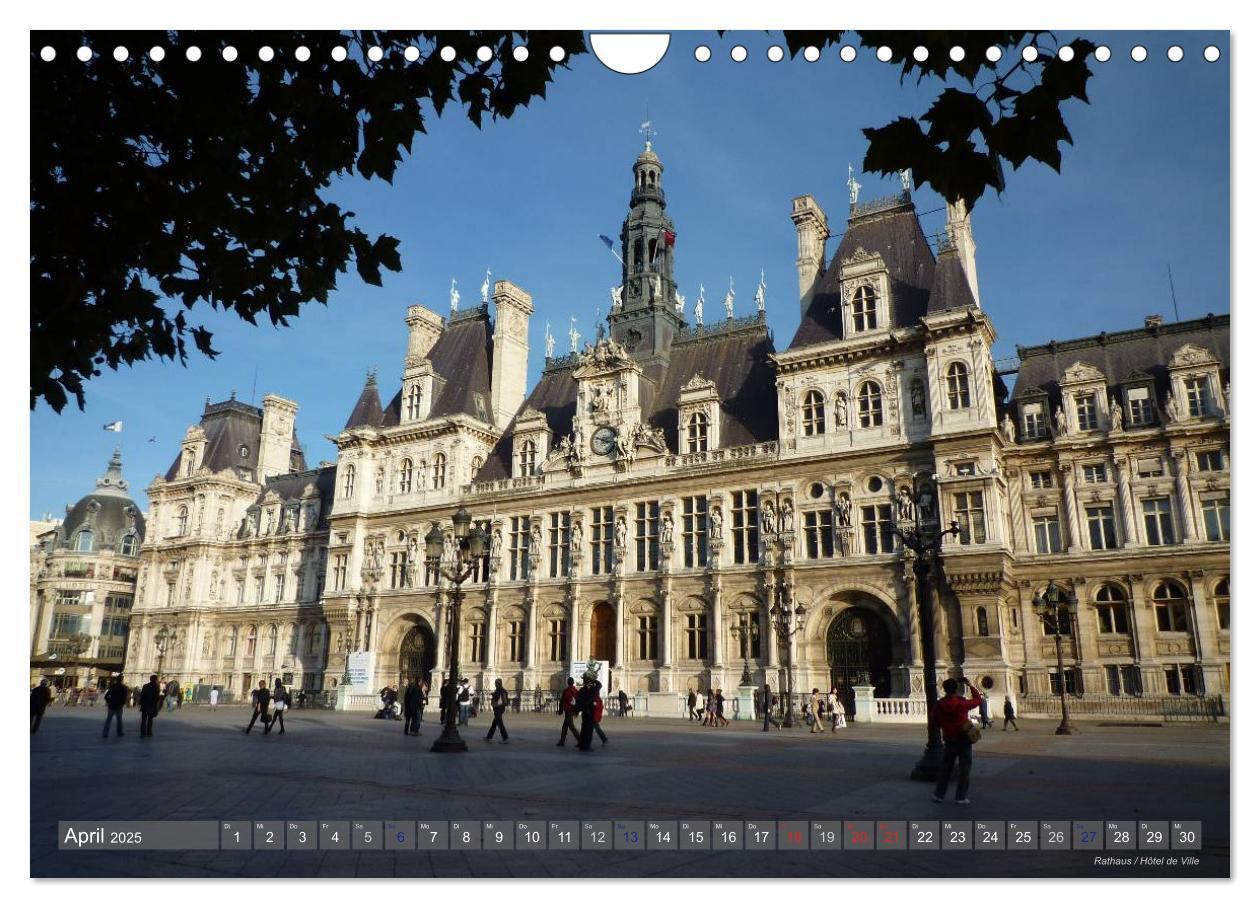 Bild: 9783435637003 | Paris Highlights Wandkalender 2025 DIN A3 quer (Wandkalender 2025...