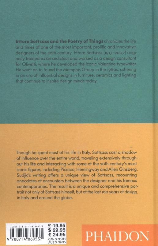 Rückseite: 9780714869537 | Ettore Sottsass and the Poetry of Things | Deyan Sudjic | Buch | 2015