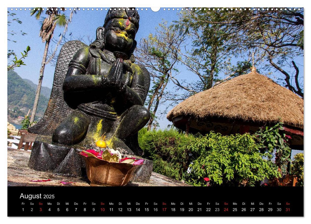 Bild: 9783435567560 | Namaste Nepal (Wandkalender 2025 DIN A2 quer), CALVENDO Monatskalender