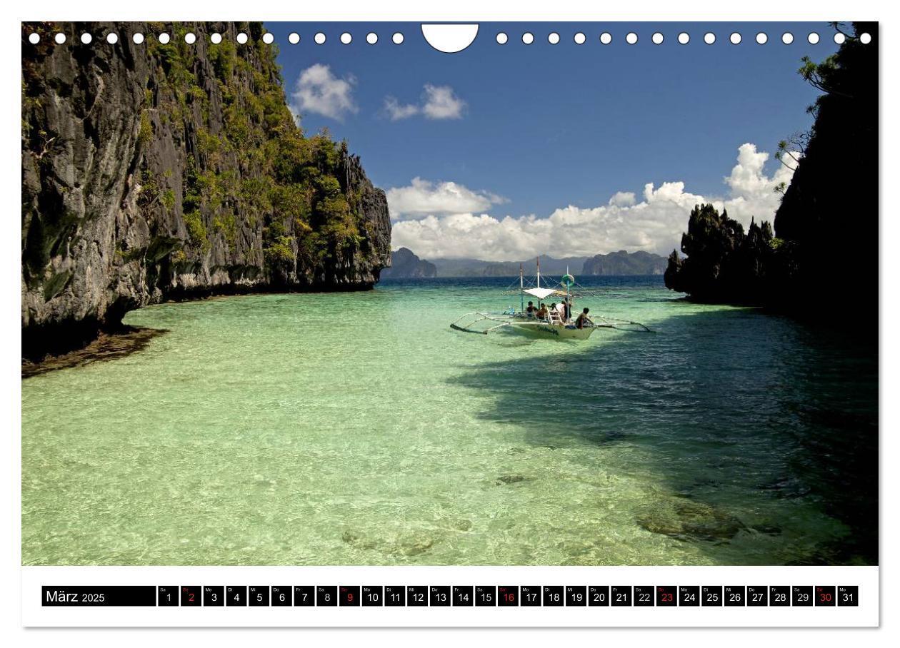 Bild: 9783435831470 | Palawan (Wandkalender 2025 DIN A4 quer), CALVENDO Monatskalender