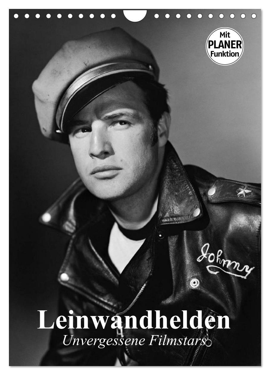 Cover: 9783457019665 | Leinwandhelden. Unvergessene Filmstars (Wandkalender 2025 DIN A4...