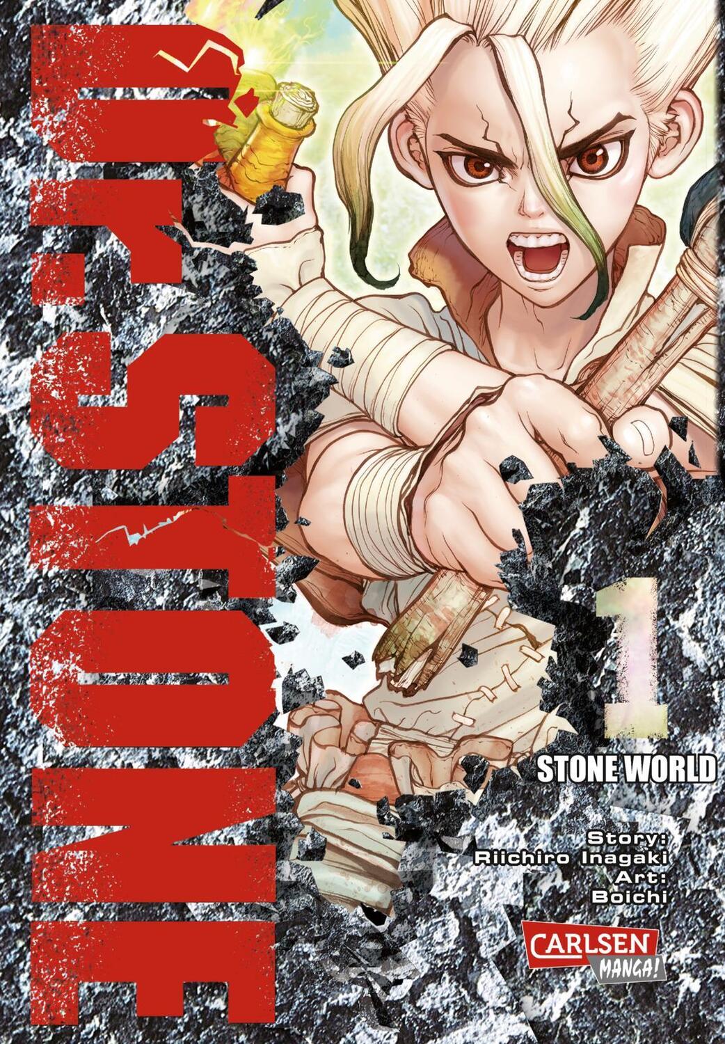 Cover: 9783551732460 | Dr. Stone 1 | Verrückte Abenteuer, Action und Wissenschaft! | Buch