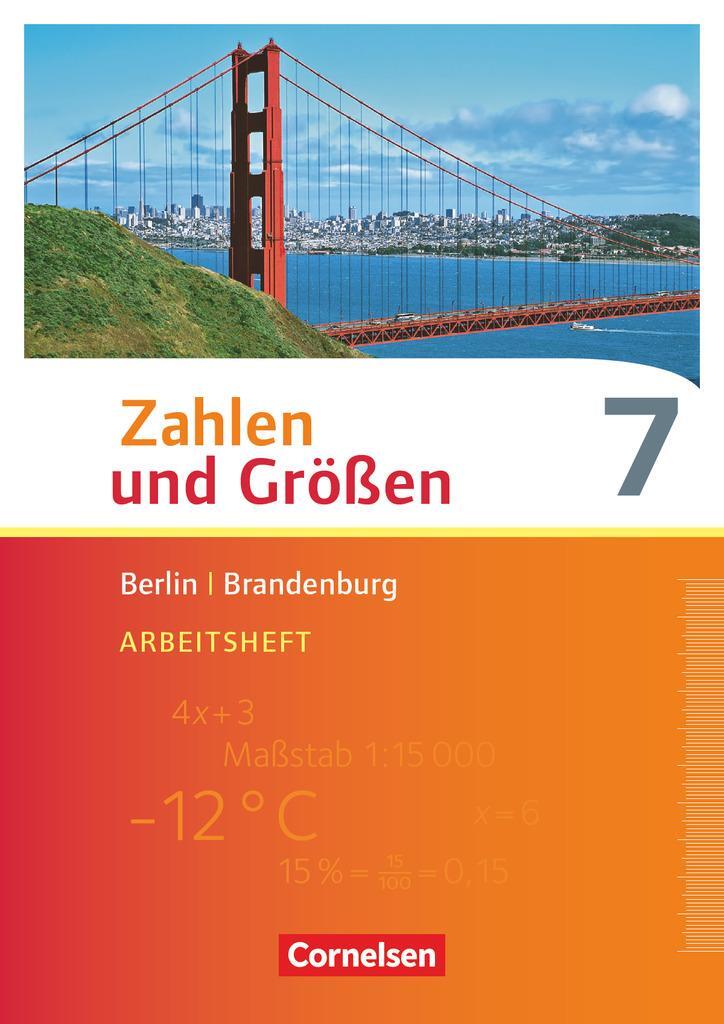 Cover: 9783060085453 | Zahlen und Größen 7. Schuljahr. Arbeitsheft mit Online-Lösungen....