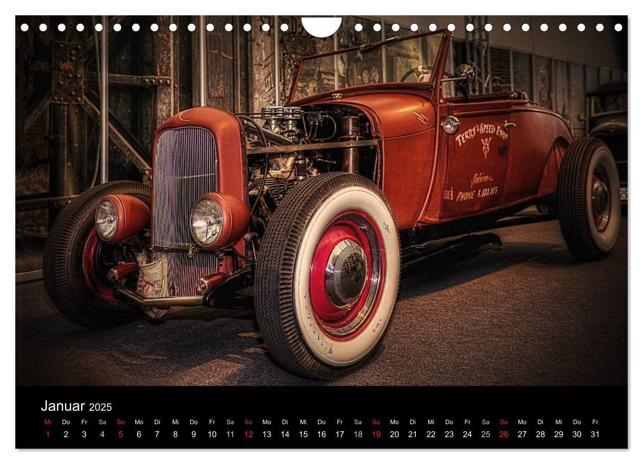 Bild: 9783435772452 | Außergewöhnliche Autos - Hot Rods (Wandkalender 2025 DIN A4 quer),...