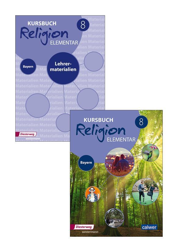 Cover: 9783766844767 | Kombi-Paket: Kursbuch Religion Elementar 8 - Ausgabe 2017 für...