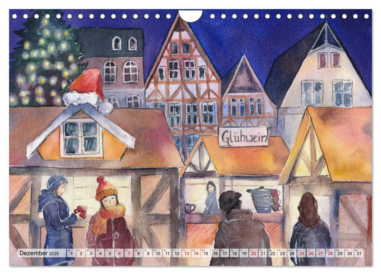 Bild: 9783435212507 | Frankfurt in Aquarell (Wandkalender 2025 DIN A4 quer), CALVENDO...