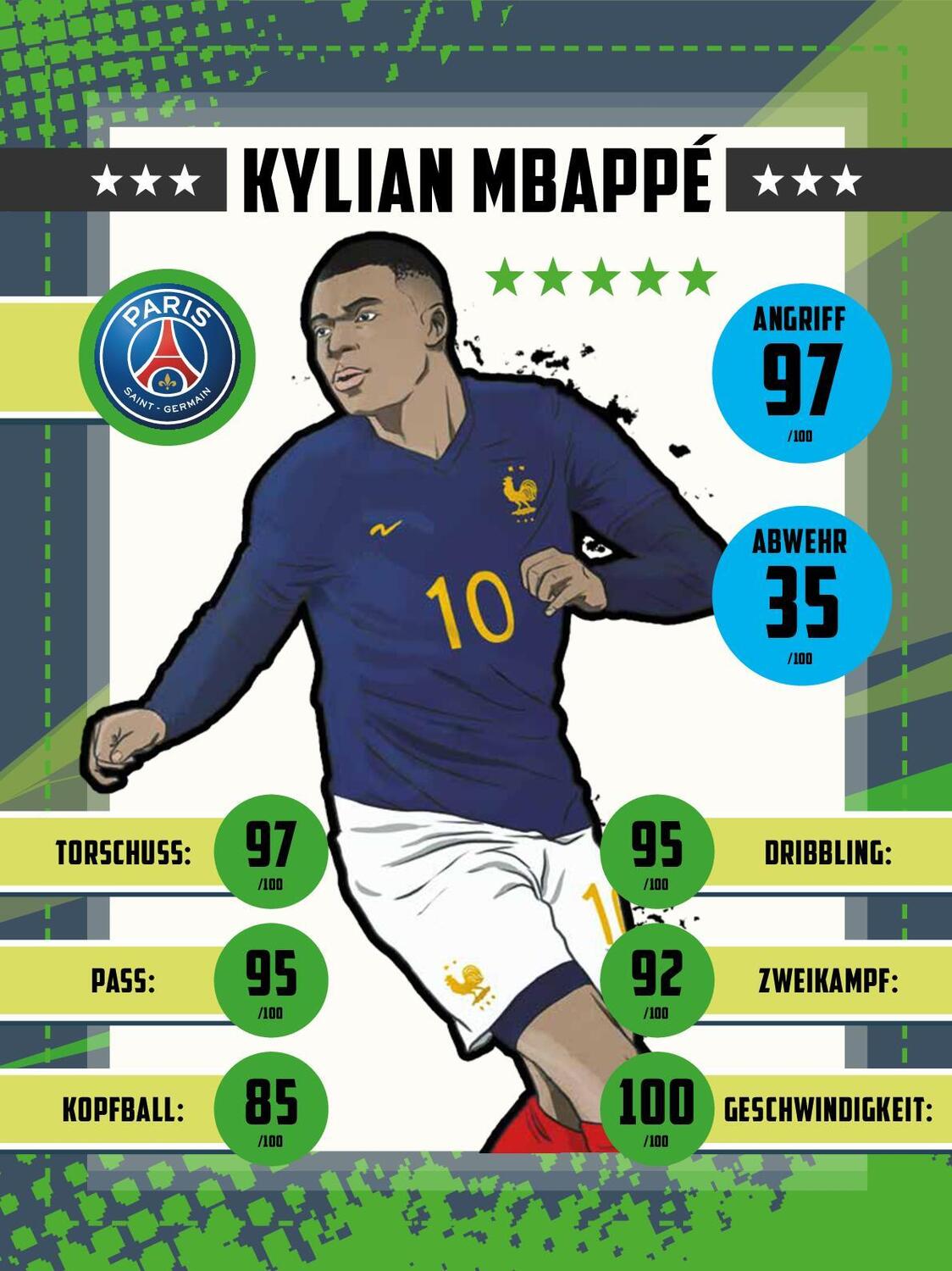 Bild: 9783849944353 | Werde wie ... Kylian Mbappé Mit Poster | Verlag (u. a.) | Taschenbuch