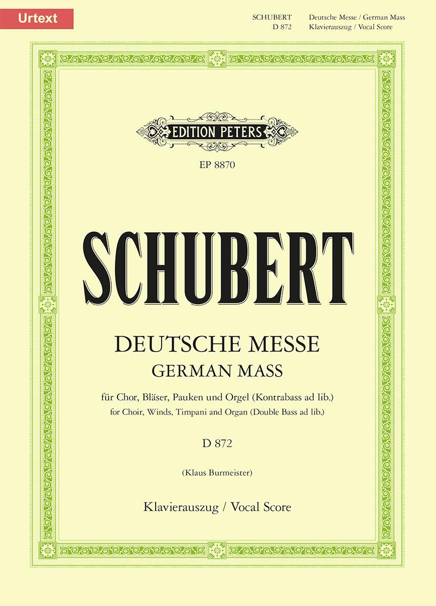 Cover: 9790014071707 | Deutsche Messe D 872 | Franz Schubert (u. a.) | Broschüre | Deutsch