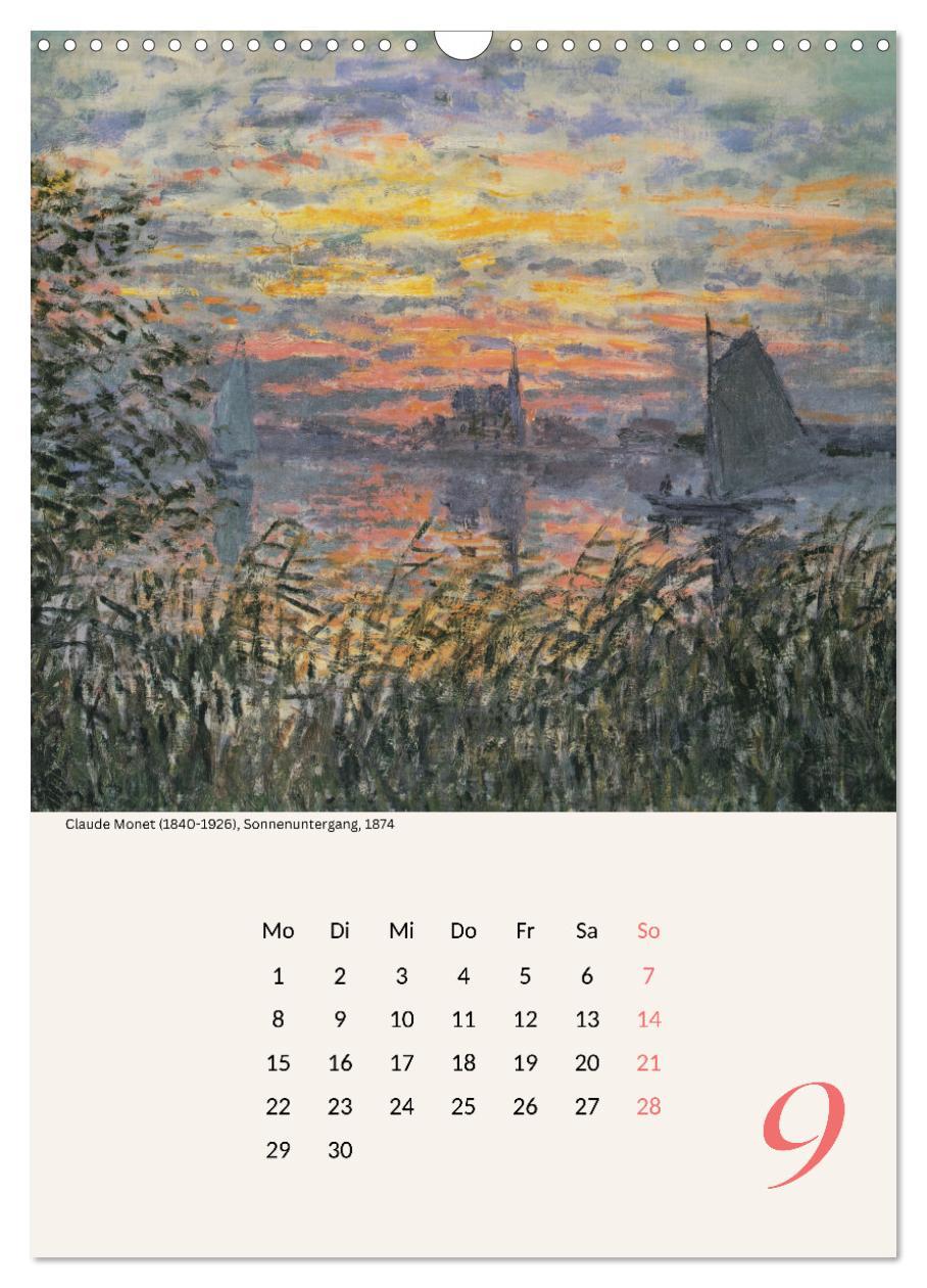 Bild: 9783457225295 | Claude Monet Impressionen (Wandkalender 2025 DIN A3 hoch), CALVENDO...