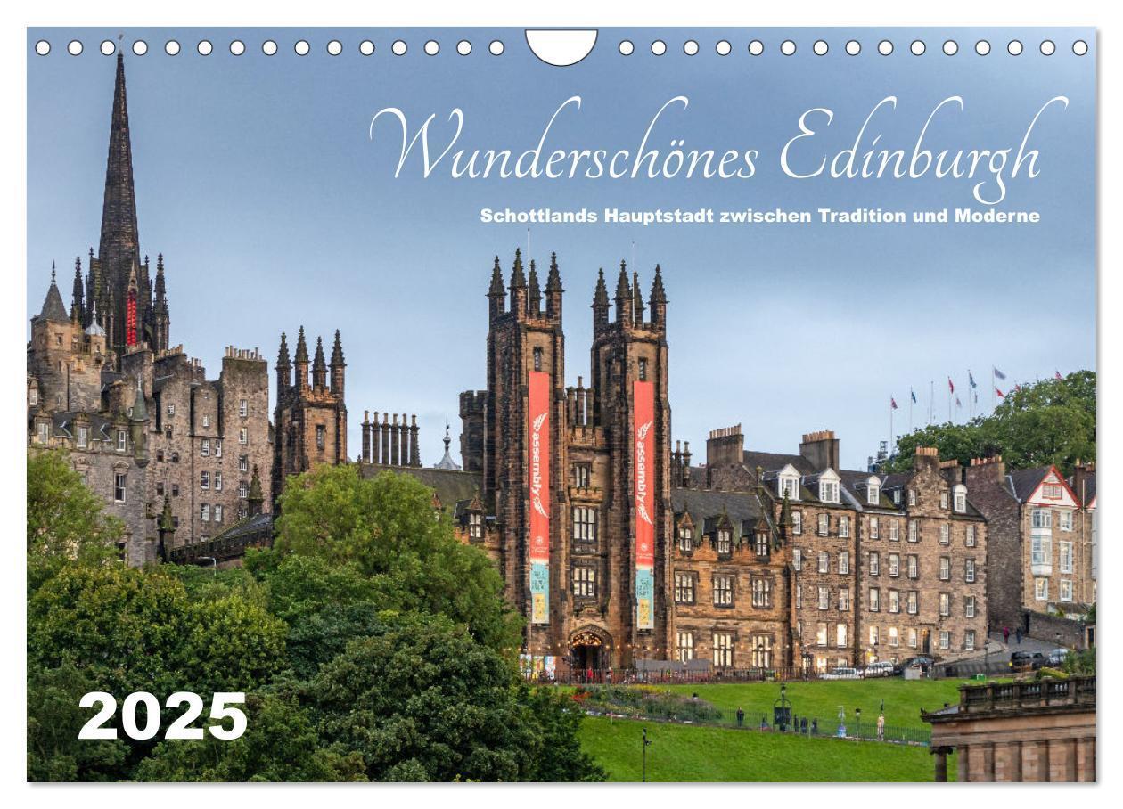 Cover: 9783457176146 | Wunderschönes Edinburgh (Wandkalender 2025 DIN A4 quer), CALVENDO...