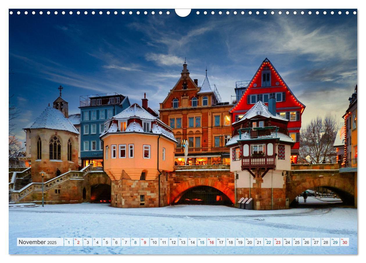 Bild: 9783457180709 | Esslingen zwischen Tag und Nacht (Wandkalender 2025 DIN A3 quer),...