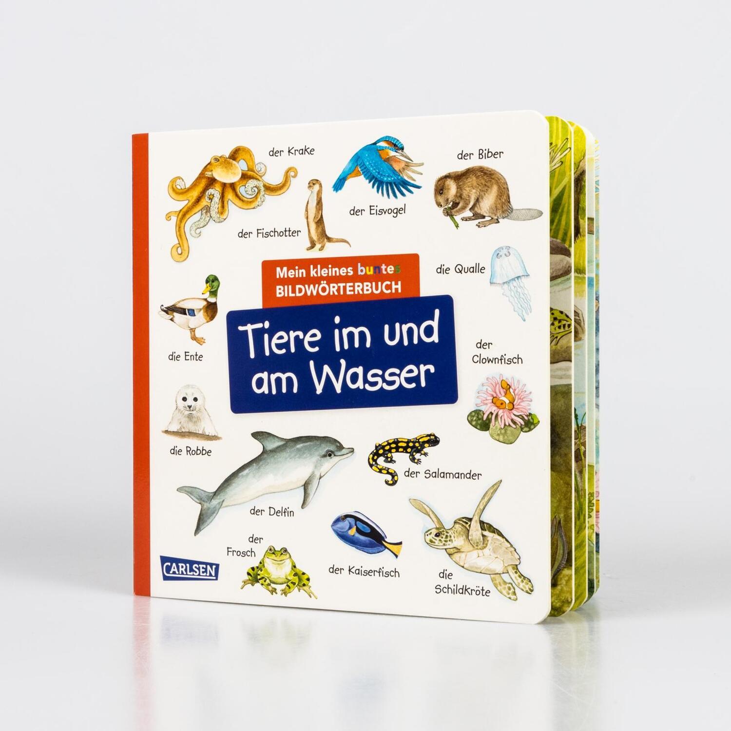 Bild: 9783551173263 | Mein kleines buntes Bildwörterbuch: Tiere im und am Wasser | Henkel