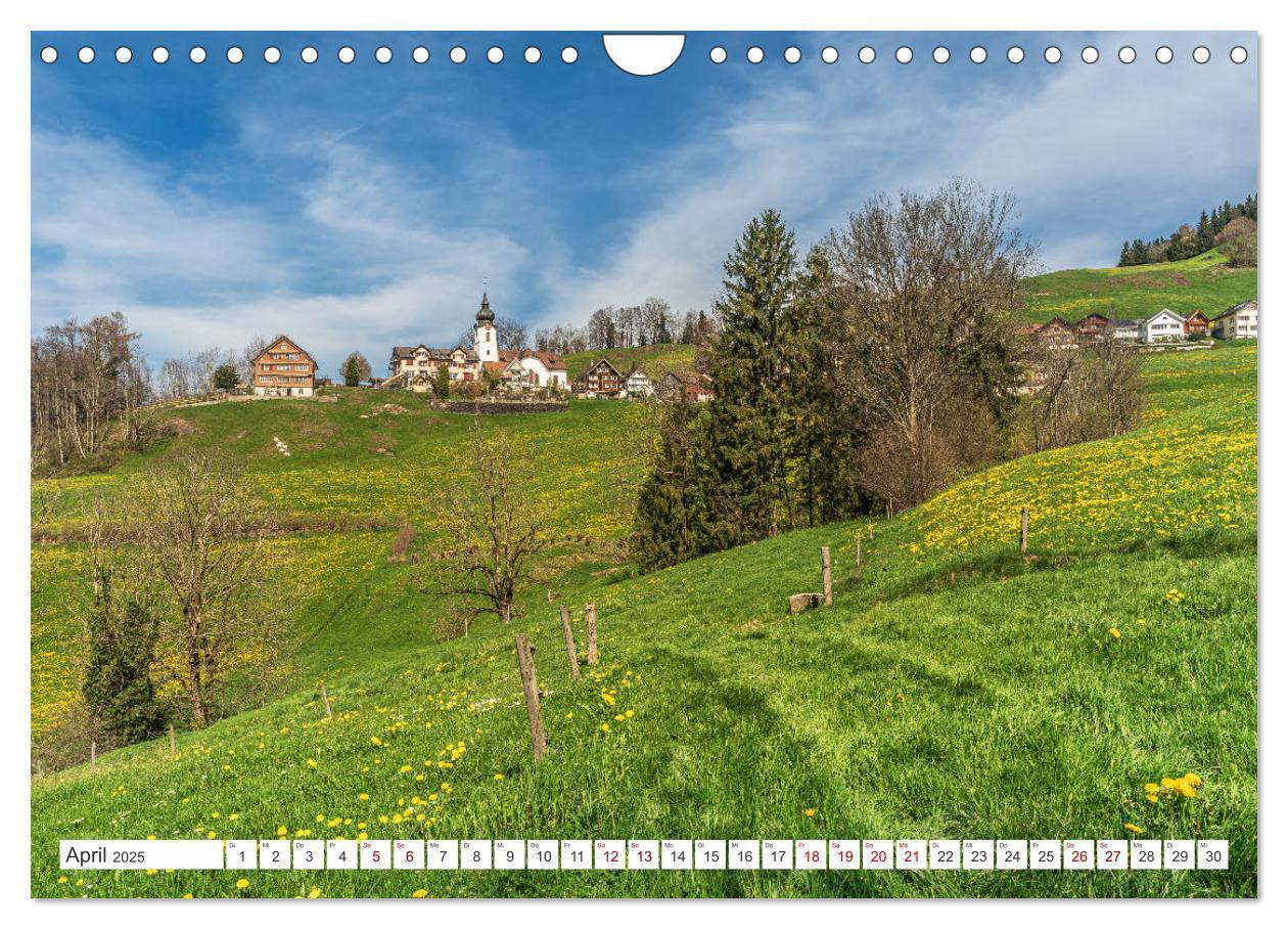 Bild: 9783435651023 | Appenzellerland (Wandkalender 2025 DIN A4 quer), CALVENDO...