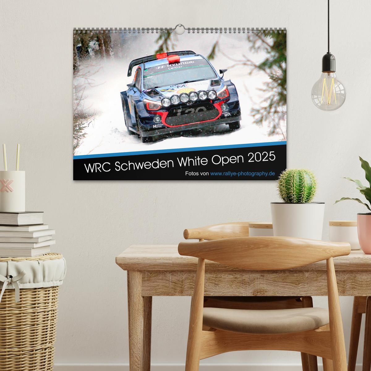 Bild: 9783435343393 | WRC Schweden White Open 2025 (Wandkalender 2025 DIN A3 quer),...