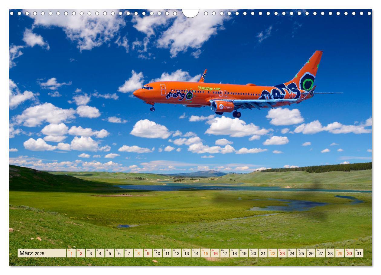 Bild: 9783383963704 | Flugzeuge - ab in den Urlaub (Wandkalender 2025 DIN A3 quer),...