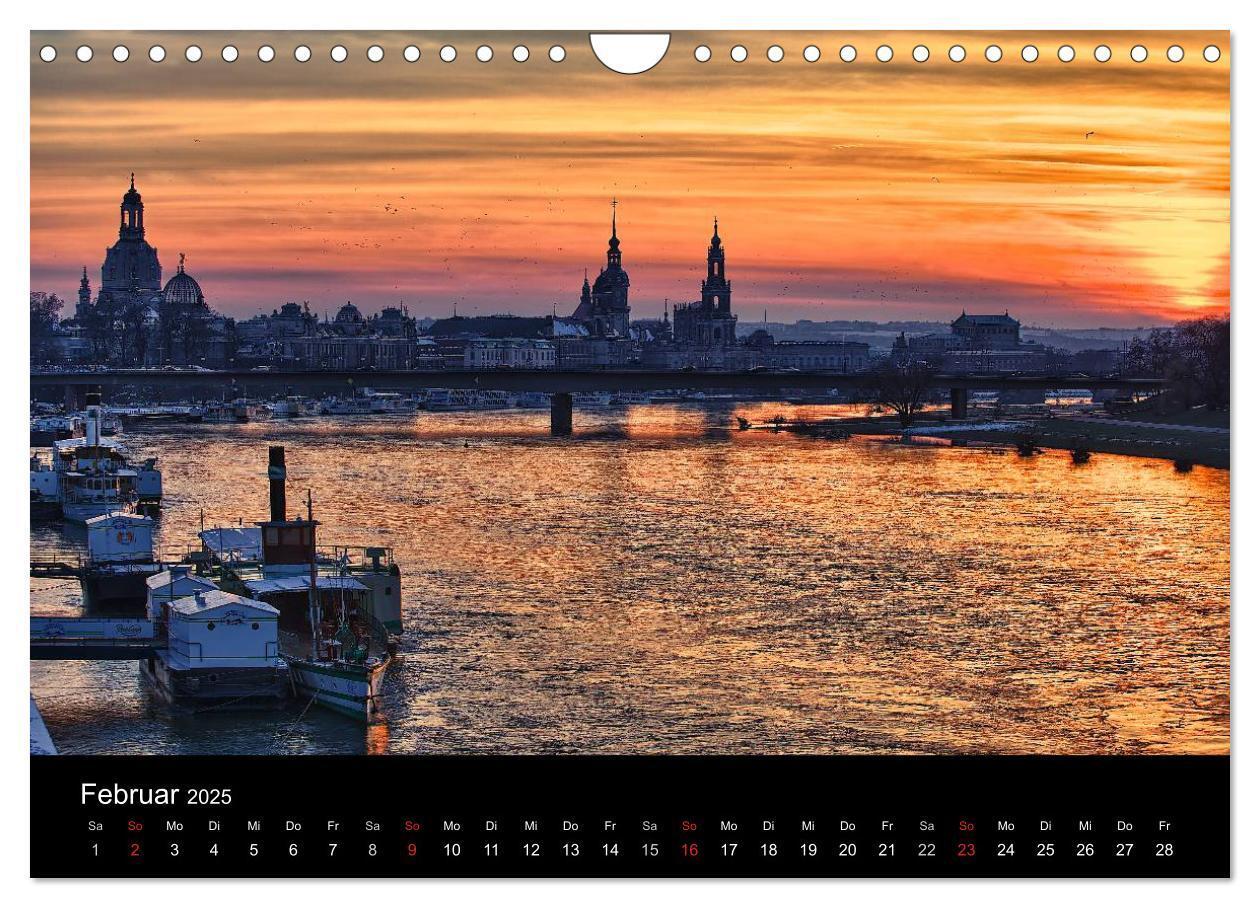 Bild: 9783435280827 | Dresden 2025 (Wandkalender 2025 DIN A4 quer), CALVENDO Monatskalender