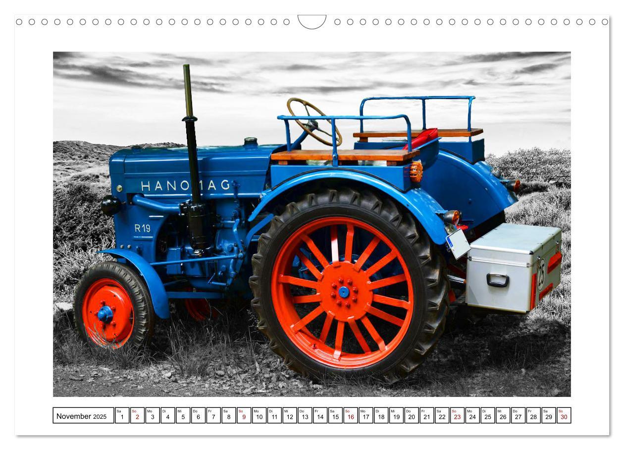 Bild: 9783383942808 | HANOMAG und LANZ Oldtimer Modelle (Wandkalender 2025 DIN A3 quer),...