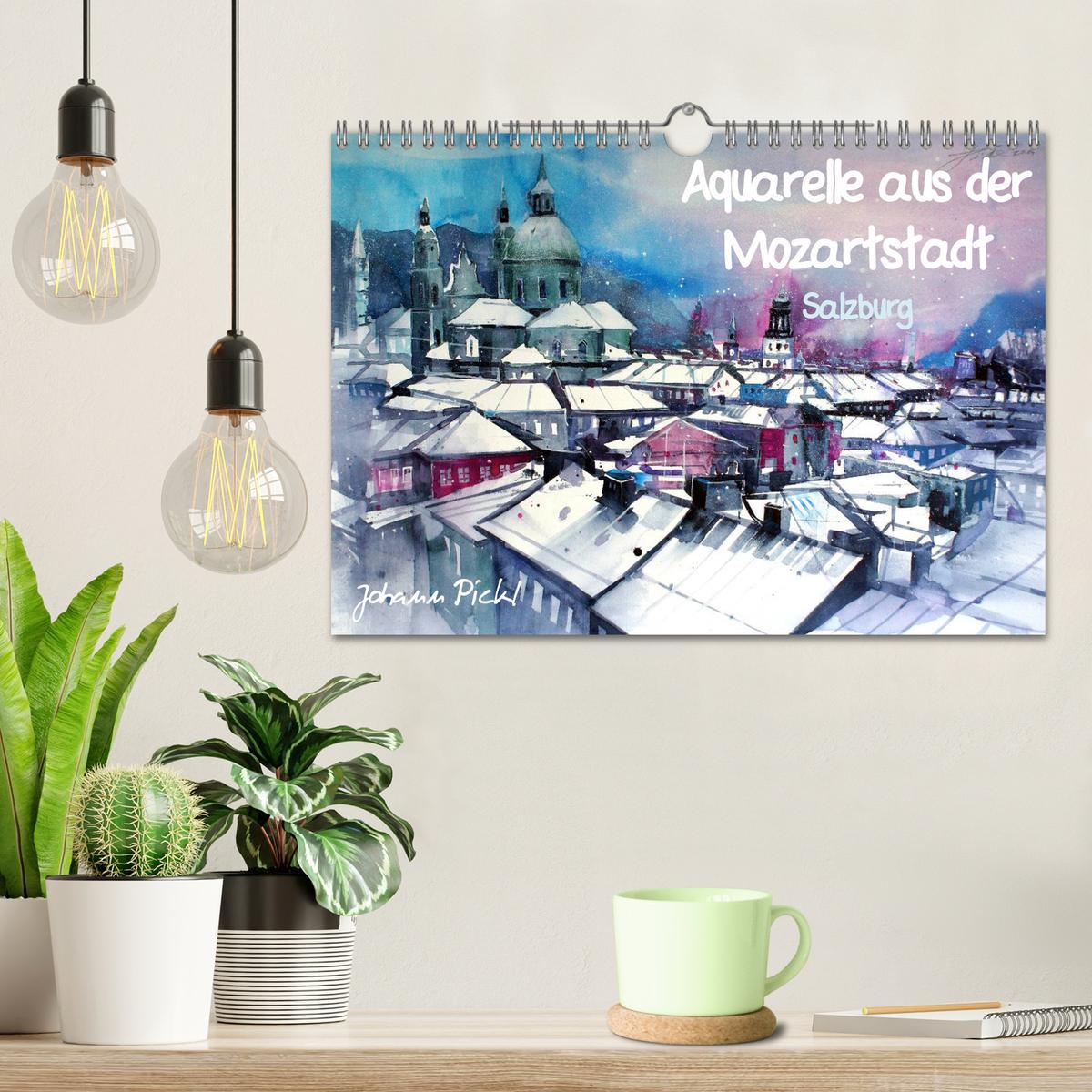 Bild: 9783435668045 | Aquarelle aus der Mozartstadt Salzburg (Wandkalender 2025 DIN A4...