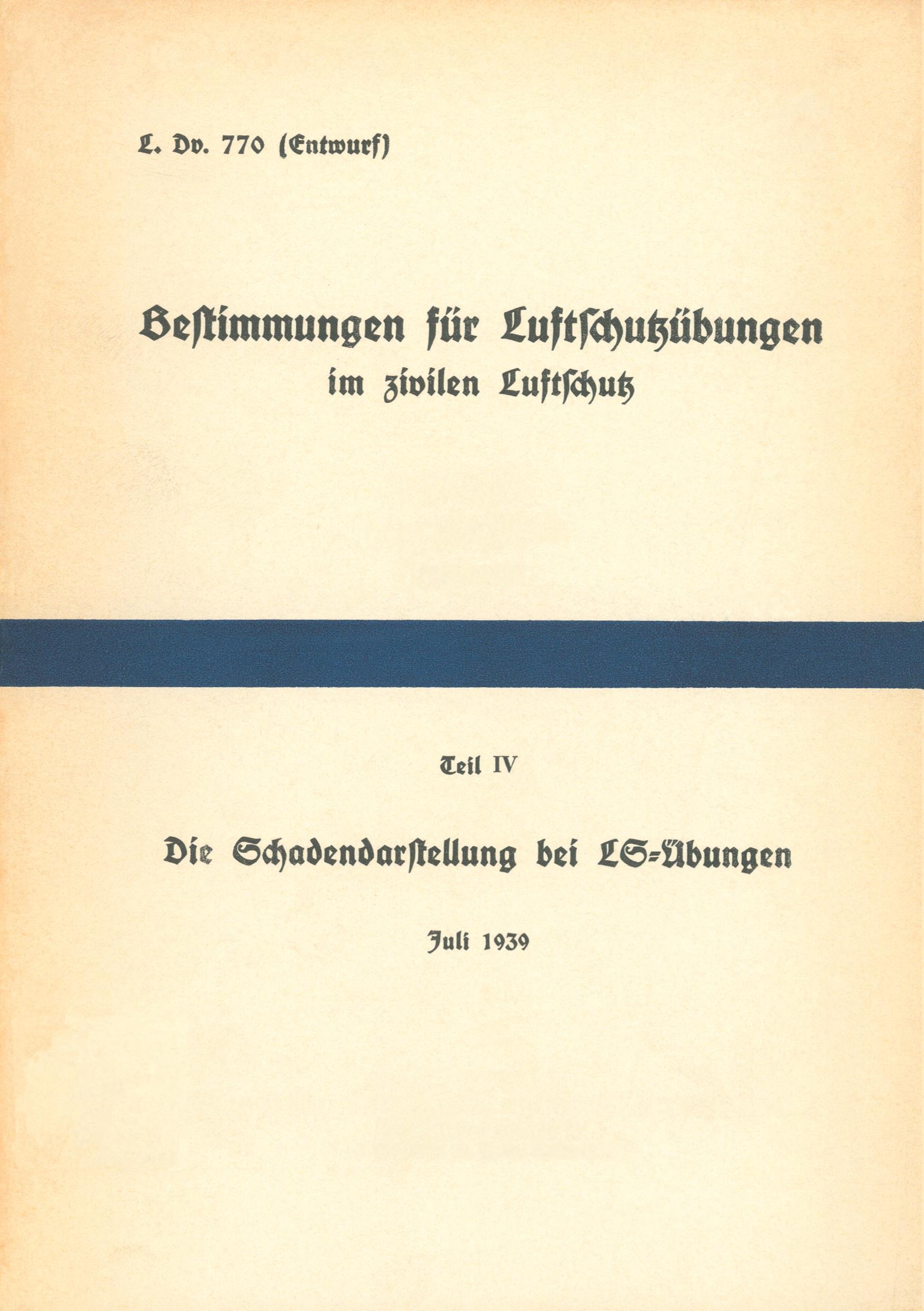 Cover: 9783755738664 | L.Dv. 770/4 Bestimmungen für Luftschutzübungen im zivilen...