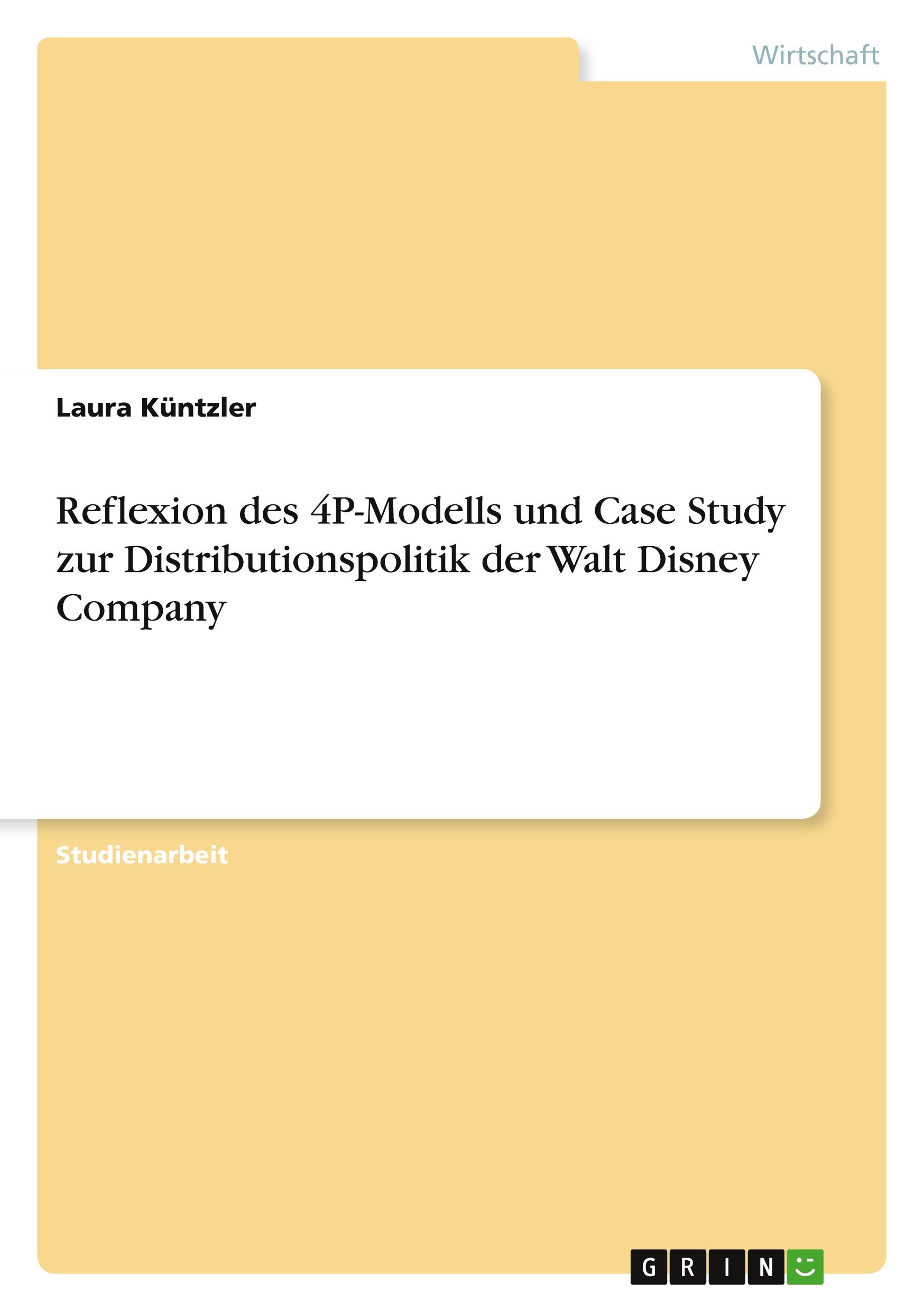 Cover: 9783346571908 | Reflexion des 4P-Modells und Case Study zur Distributionspolitik...