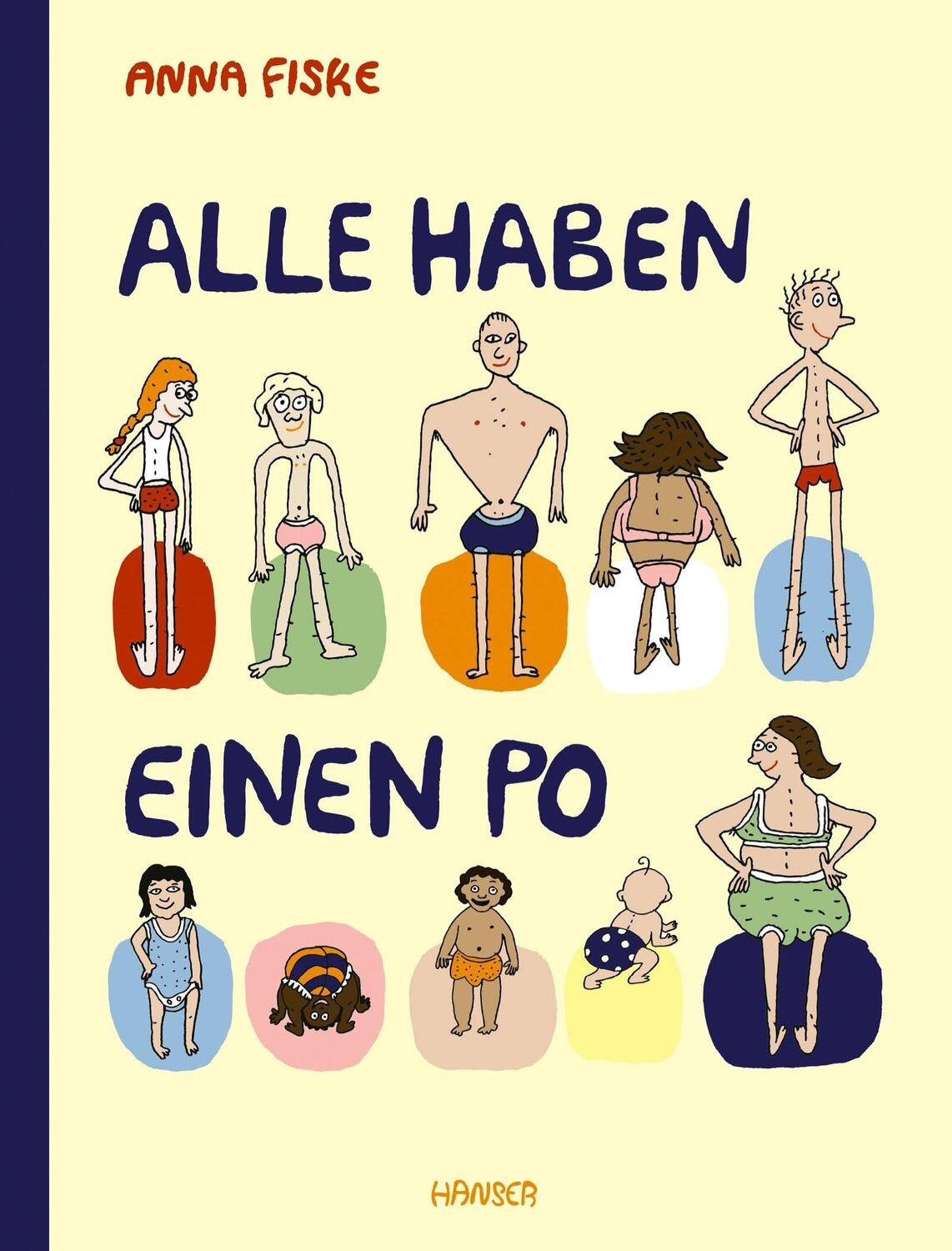 Cover: 9783446281165 | Alle haben einen Po (aktualisierte Ausgabe) | Anna Fiske | Buch | 2024