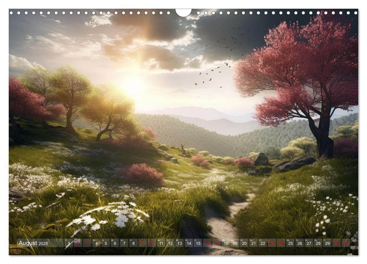 Bild: 9783457223659 | Himmlische Landschaften des Lichts (Wandkalender 2025 DIN A3 quer),...