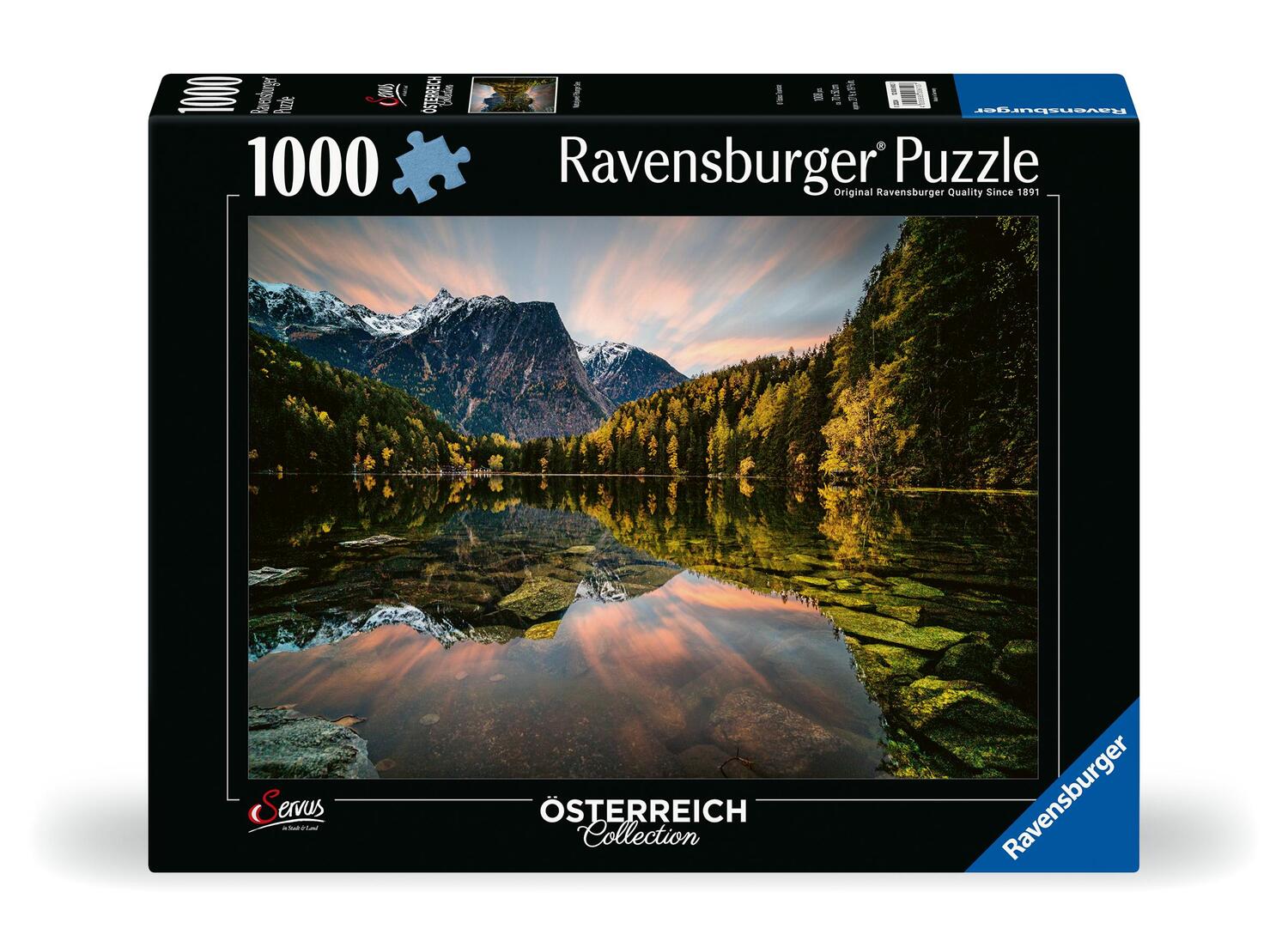 Cover: 4005555006107 | Ravensburger Puzzle 12000610 - Naturjuwel Piburger See - 1000 Teile...