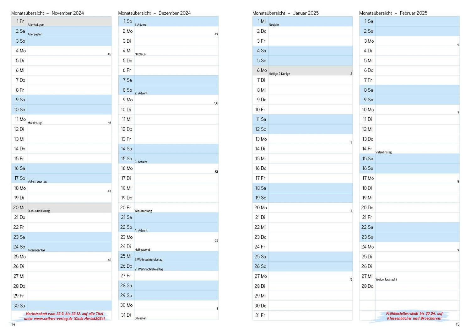 Bild: 4260094453694 | Lehrerkalender - Planer für Lehrerinnen und Lehrer 2024/25. Grün