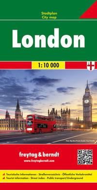 Cover: 9783707916607 | London, Stadtplan 1:10.000 | (Land-)Karte | Deutsch | 2019