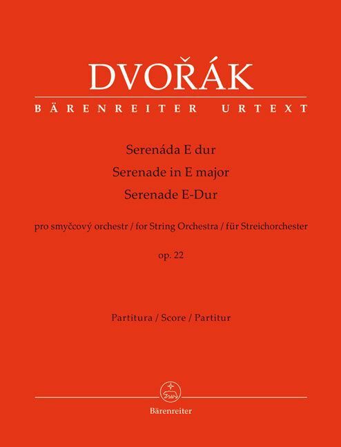 Cover: 9790260107472 | Serenade, Partitur | Antonin Dvorak | Taschenbuch | Partitur | Deutsch