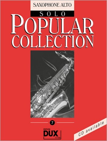 Cover: 4031658117303 | Popular Collection 7 | Altsaxophon solo | Songbuch (Saxophon) | Buch