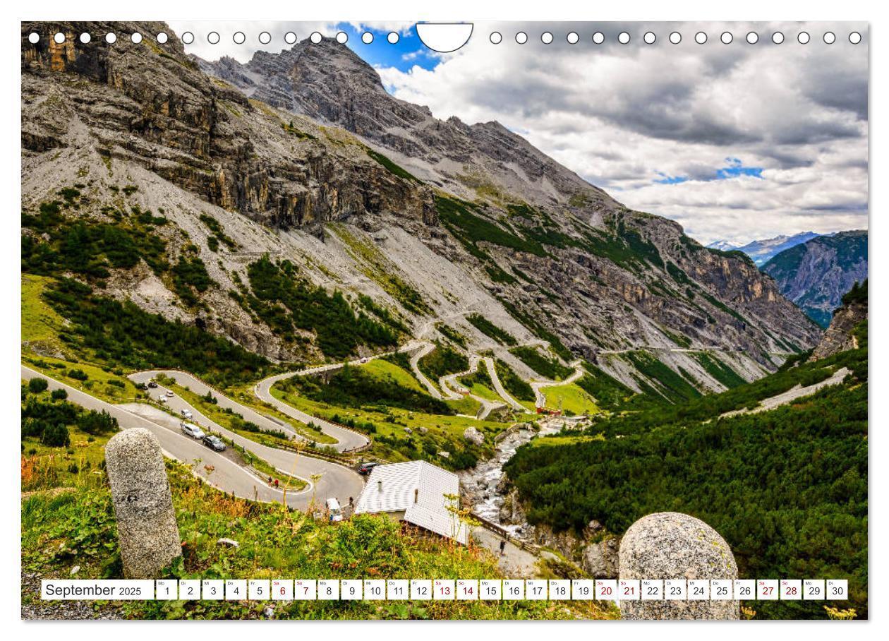 Bild: 9783435161676 | ALPENPÄSSE Österreich - Schweiz - Italien (Wandkalender 2025 DIN A4...