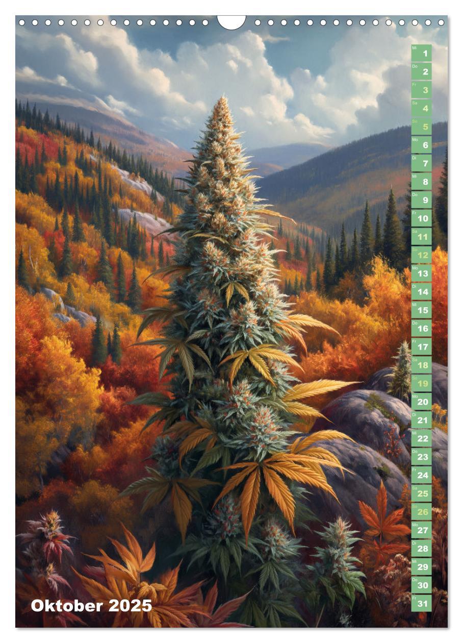 Bild: 9783383764721 | Rauschende Aussichten - Der ultimative Cannabis-Kalender...