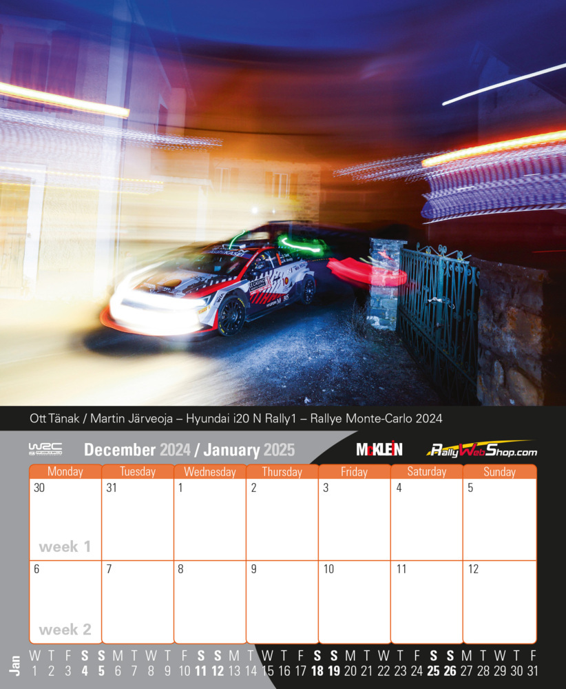 Bild: 9783947156610 | 2025 Desktop Rally Calendar | History meets the Present | Klein | 2025