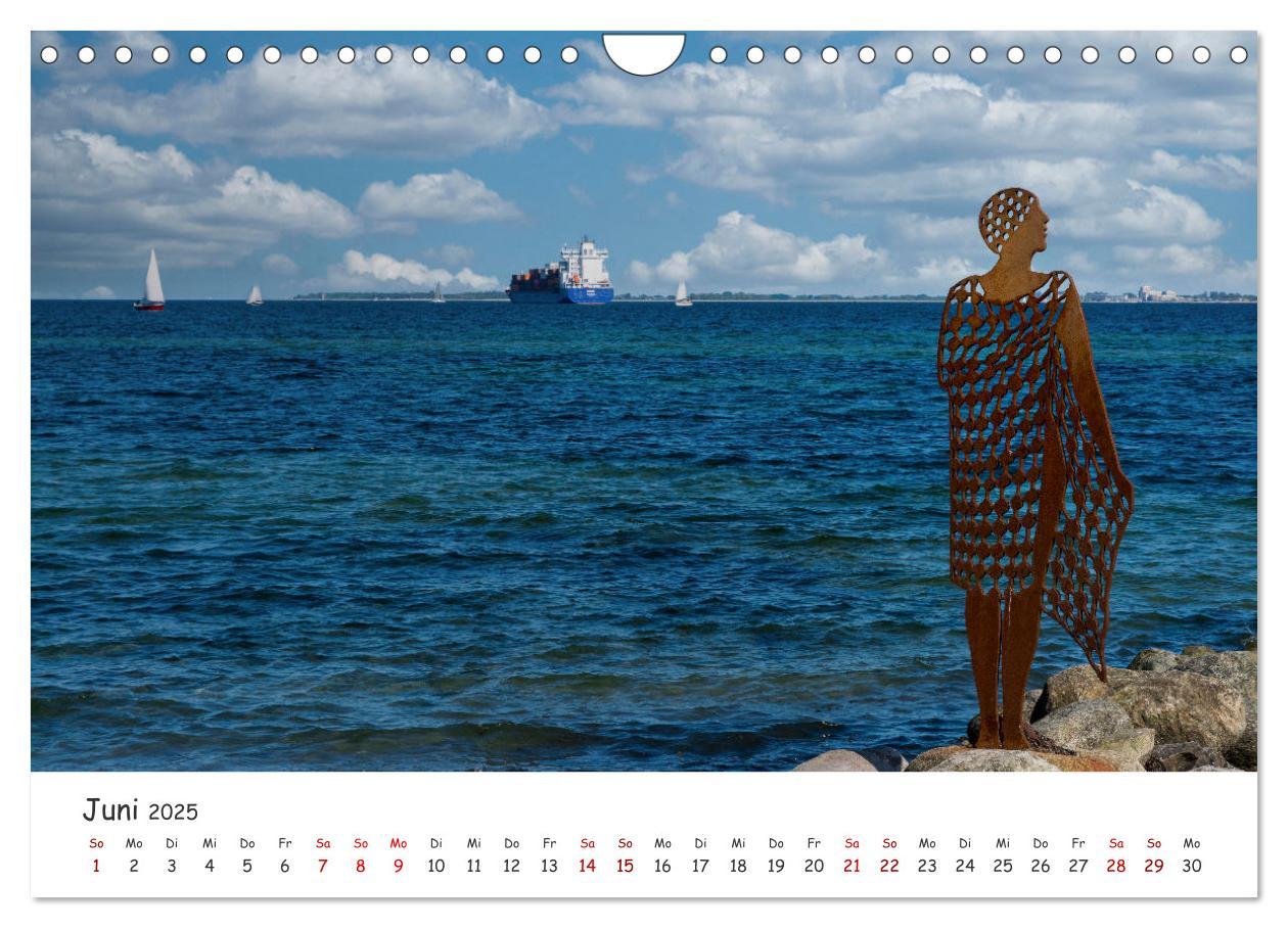 Bild: 9783383966606 | Kieler Förde genießen (Wandkalender 2025 DIN A4 quer), CALVENDO...