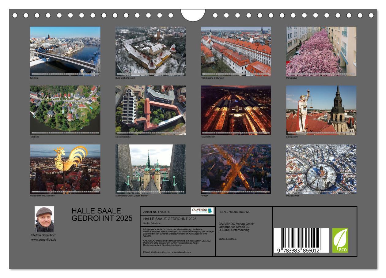 Bild: 9783383866012 | HALLE SAALE GEDROHNT 2025 (Wandkalender 2025 DIN A4 quer), CALVENDO...