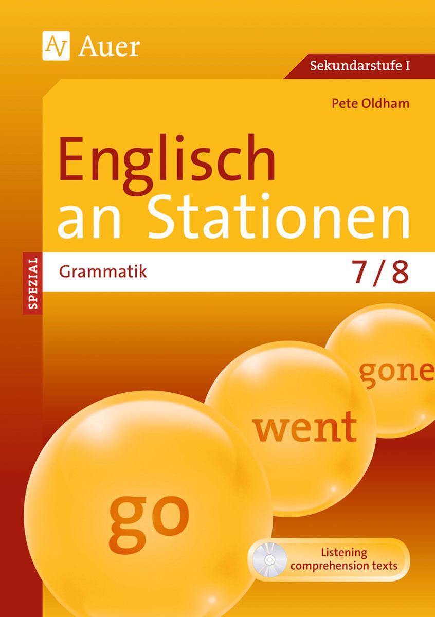 Cover: 9783403068952 | Englisch an Stationen spezial Grammatik 7-8 | Pete Oldham | Broschüre