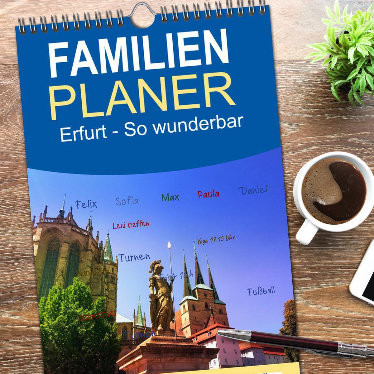 Bild: 9783457102886 | Familienplaner 2025 - Erfurt - So wunderbar mit 5 Spalten...