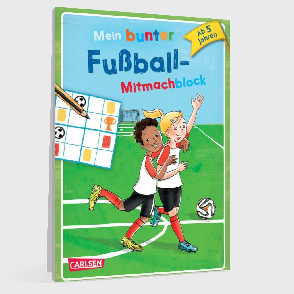 Bild: 9783551189578 | Mein bunter Fußball-Mitmachblock | ab 5 Jahre | Cordula Thörner | Buch